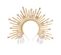 Elegant Goddesses Headpiece Sparkling God Inspired Headband Dainty Hair Adornment For Weddings And More