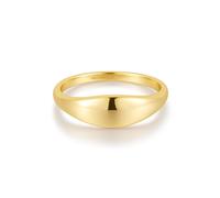 Elegant Gold Dome Ring by Ania Haie - Size 52 - Gold Plated / Sterling Silver