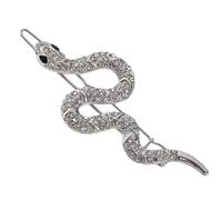 Elegant Gold Snake Hair Clip With Sparkling Rhinestones For Women Hair Decoration Hairpin For Parties And Weddings
