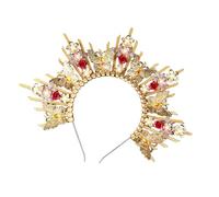 Elegant Gold Tiaras Medusas Headband Portable Decoration For Mythology Lovers And Costumes Enthusiasts Stylish Outfits Medusas Headpiece