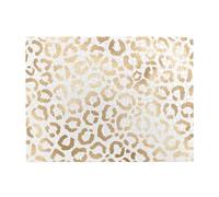 Elegant Gold White Leopard Cheetah,500 Pieces Puzzles for Adults-Wooden Jigsaw Puzzle for Adults Elderly