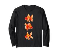 Elegant Goldfish Artwork for Aquatic Lovers Long Sleeve T-Shirt