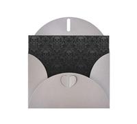 Elegant Gothic Wallpaper Skull Print Greeting Cards With Envelopes,Thank You,Birthdays,Christmas,Valentine