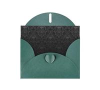 Elegant Gothic Wallpaper Skull Print Greeting Cards With Envelopes,Thank You,Birthdays,Christmas,Valentine