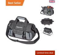 Amazon Basics Tool Bag, 30.5 cm, Grey,silver