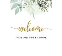 Elegant Guest Book for Vacation Rentals - Capture Guest Memories & Feedback | Includes Recommendation & NPS Rating Questions: Perfect for Airbnb, VRBO, and B&B Stays