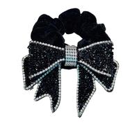 Elegant Hair Elastic Rhinestones Bows Decoration Hairband Durability Hairband Hair Accessory For Special Occasion