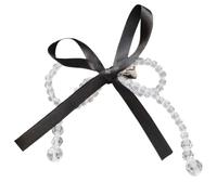 Elegant Hair Pin Beaded Bowknot Hairclip Hair Shaping Accessories Side Hair Clip Crystal Side Clip Aesthetic Barrettes