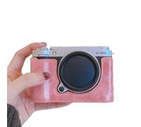 Elegant Half Camera Case PU Leather Protector Easy Tripod Mount Anti-Scratch Vintage Camera Cover for XM5