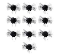 Elegant Halloween Side Clip Functional Side Tulle Hair Clip Hair Accessory For Halloween Festivities And Fun