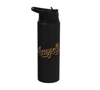 Elegant Harmonies: a Capella Chorus Choir Stainless Steel Insulated Water Bottle