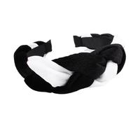 Elegant Headband for Hair Accessories, Braided, Soft, Wide, Ideal for Versatile Styling Options, Perfect as a Fashion Accessory for Everyone (Black1, One Size)