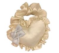 Elegant Heart/Bowknot Shape Hair Scrunchies Elastic Hair Rope Spring Elastic Hair Tie For Girls Braids Hold Supply