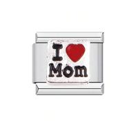 Elegant Heart Letter Components In Stainless Steel Jewelry Accessories Suitable For Various Fashion Styles Individualized Charm Beads