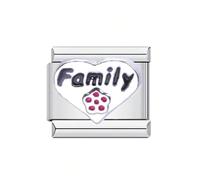 Elegant Heart Letter Components In Stainless Steel Jewelry Accessories Suitable For Various Fashion Styles Individualized Charm Beads