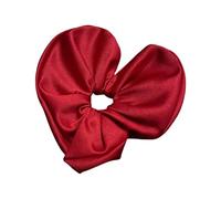 Elegant Heart Shape Satined Scrunchies Hair Accessory Hair Tie For Creating Low Ponytails And Buns Hairstyling Hairband