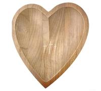 Elegant Heart Shaped Wooden Prayer Bowl for Enhancing For Spiritual Wellbeing