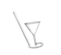 Elegant High Borosilicate Glass Wine Glasses for Heat Resistant Cocktails and Modern Lifestyles
