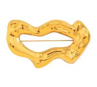 Elegant Hollow Design Alloy Brooch Adornment Creative Lapel Pin Jewelry Adding A Touch Of Charm To Any Outfit Business Professional Pin