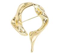 Elegant Hollow Design Alloy Brooch Adornment Creative Lapel Pin Jewelry Adding A Touch Of Charm To Any Outfit Business Professional Pin
