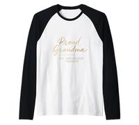 Elegant Honor - Graduation Script Design Raglan Baseball Tee