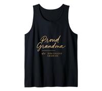 Elegant Honor - Graduation Script Design Tank Top