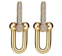 Elegant Horseshoe Earrings Jewelry Versatile Horseshoe Shape Earrings Ear Accessory Enhances Your Fashion Statement New ArrivalGold-colorStyle 1