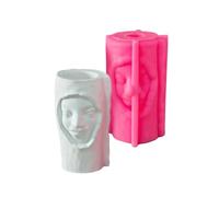 Elegant Human Body Garden Pots Mold Silicone Sturdy Crafting Supplies Portable for Patio and Balcony Decoration Silicone