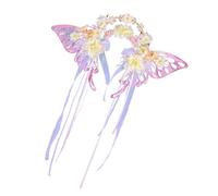 Elegant Imitatiion Florals Headpiece With Flowing Ribbons For Women’s Traditional Costumes And Celebrations Daily Use