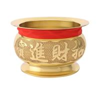 Elegant Incense Sticks Holder Small Brass Incense Burner Serving Bowl Buddhist Temple Worship Incense Burner Home Decor
