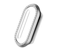 Elegant Inlaid Screen Protector Half Shell PC Hollow Case For Band 9/9NFC Activity Wristband Indoor Outdoor Use Half Pack Guard