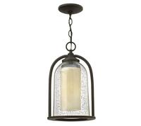 Elegant Ip23 1 Bulb Chain Lantern In Oil Rubbed Bronze Finish With Led E27 Socket