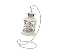 Elegant Iron Birdcage Hanging Lamp Tealight Holders Stand for Patios Bedroom or Living Room Artistic Display European Hanging Tealight Candlestick Holders