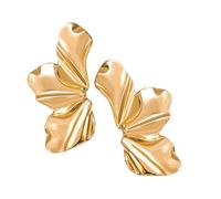 Elegant Irregular Petals Earrings Craft From Sturdy Alloy Materials Suitable For Various Stylish Outfits And Event