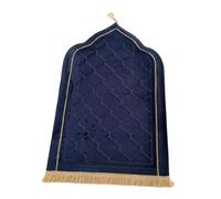Elegant Islamic Prayer Rug Collection for Home and Travel, blue gray