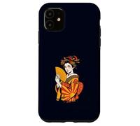 Elegant Japanese Geisha Kimono Traditional Asian Art Tattoo Case for iPhone 11