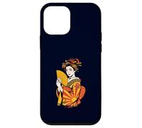 Elegant Japanese Geisha Kimono Traditional Asian Art Tattoo Case for iPhone 12 mini