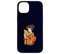 Elegant Japanese Geisha Kimono Traditional Asian Art Tattoo Case for iPhone 14 Plus