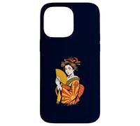 Elegant Japanese Geisha Kimono Traditional Asian Art Tattoo Case for iPhone 14 Pro Max