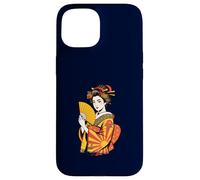 Elegant Japanese Geisha Kimono Traditional Asian Art Tattoo Case for iPhone 15