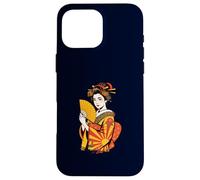 Elegant Japanese Geisha Kimono Traditional Asian Art Tattoo Case for iPhone 16 Pro Max