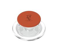 Elegant Japanese Koi Fish Pond Line Art PopSockets PopGrip for MagSafe
