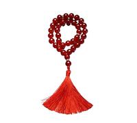 Elegant jewelry glass rosary beads with fringe for prayer and mindfulness, フリーサイズ