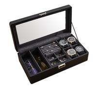 Elegant Jewelry Storage Case Versatile Watches Display Organizers Box Jewelry Storage Box for Girls and Women Protective Casket