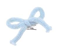 Elegant Knit Bowknot Barrettes French Hair Clip Sweet Duckbill Clip Side Pin Nonslip Braid Clip For Hair Shaping