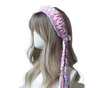 Elegant Knitted Tassels Hairband Adjustable Soft Headwrap For Ladies Daily Use Party Or Vacation Outfits Breathable Knitted Bandana Headwear