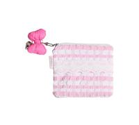 Elegant Lace Decorative Cosmetic Case Quilted Style Design Ergonomic Makeup Bag Fashion Zipper Coin Purse Cloud Design Makeup Organizer, Oh!