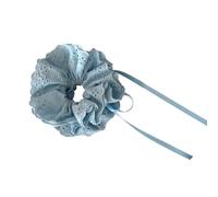 Elegant Lace Equipment, Drawstring Hair Ties for Women, Soft and Stylish Crazies, Ideal for Various Hair Types, Nonslip Scrunchie