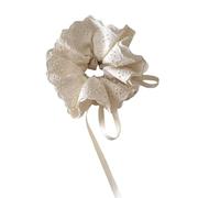 Elegant Lace Equipment, Drawstring Hair Ties for Women, Soft and Stylish Crazies, Ideal for Various Hair Types, Nonslip Scrunchie