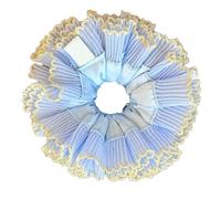 Elegant Lace Hair Scrunchies For Women Large Double Layer Elastic Hair Scrunchy Add Charm To Your Hairstyles